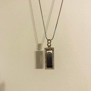 COACH │Pendant with Silver Chain